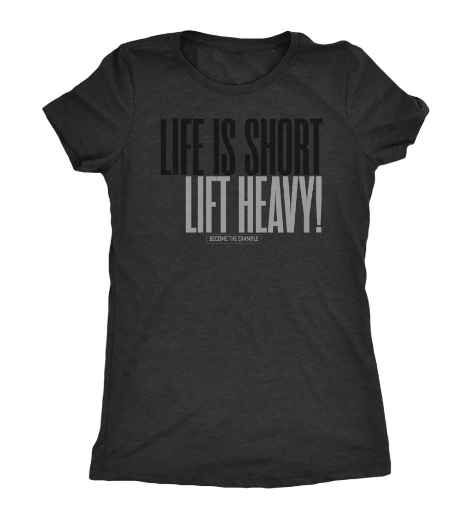 Life is Short Lift Heavy Ladies T-shirt Funny Workout | Etsy