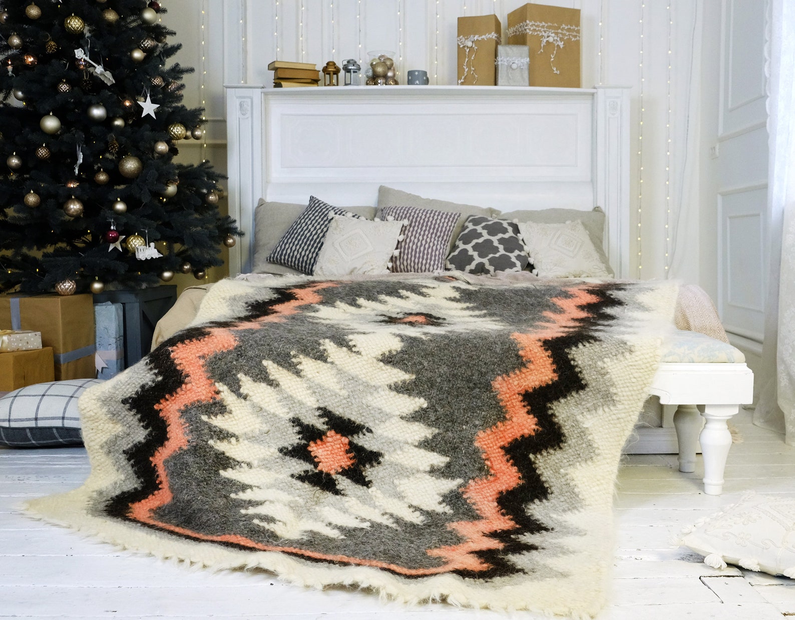 Weighted Blanket Adult Wool Blanket Weighted Blankets Etsy