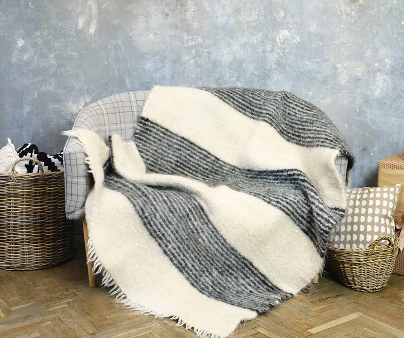 Blanket Weighted Blankets Wool Blanket Daybed Cover Etsy