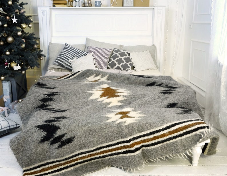 Wool blanket queen Weighted blankets Merino wool blanket ...