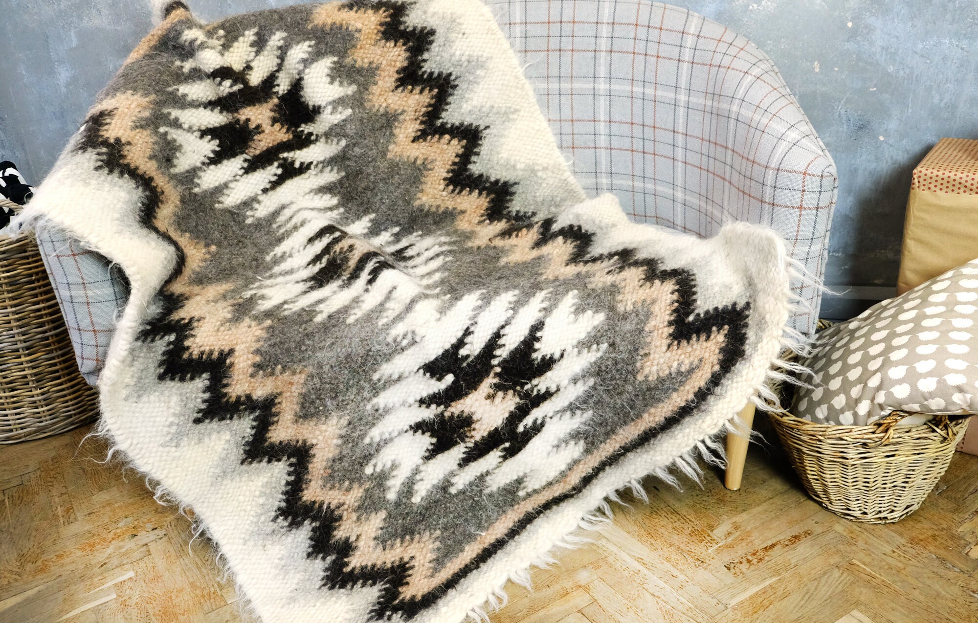 Weighted blanket Lizhnyk Wool blanket King size coverlet Etsy