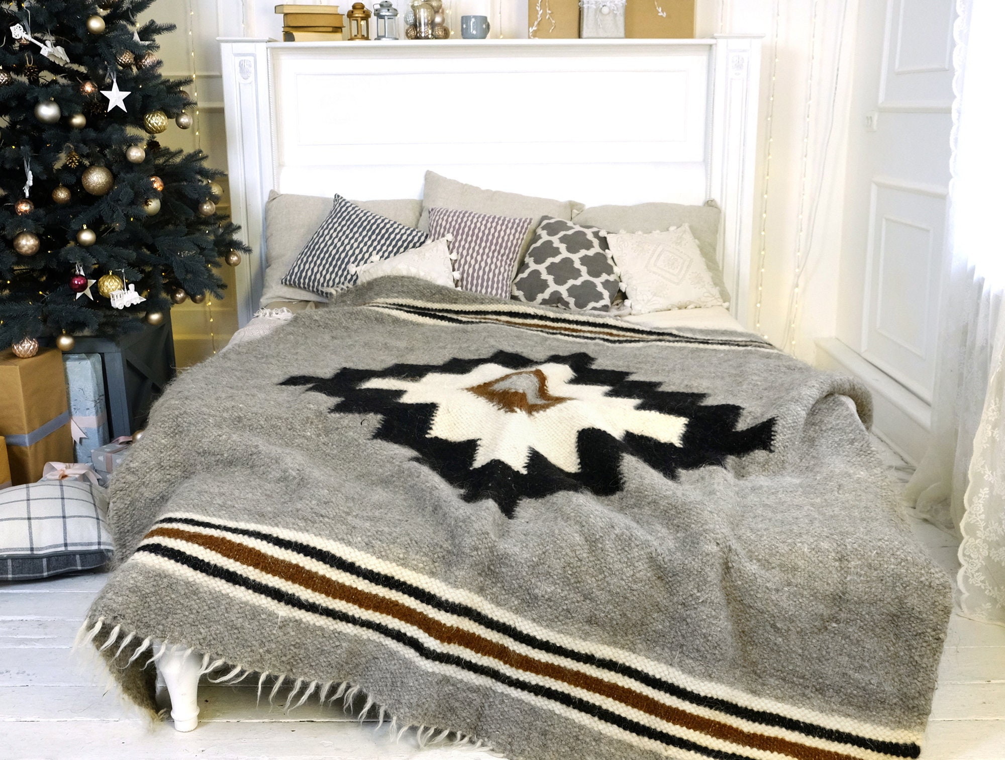 Weighted blanket/Handwoven throw/Weighted blanket | Etsy