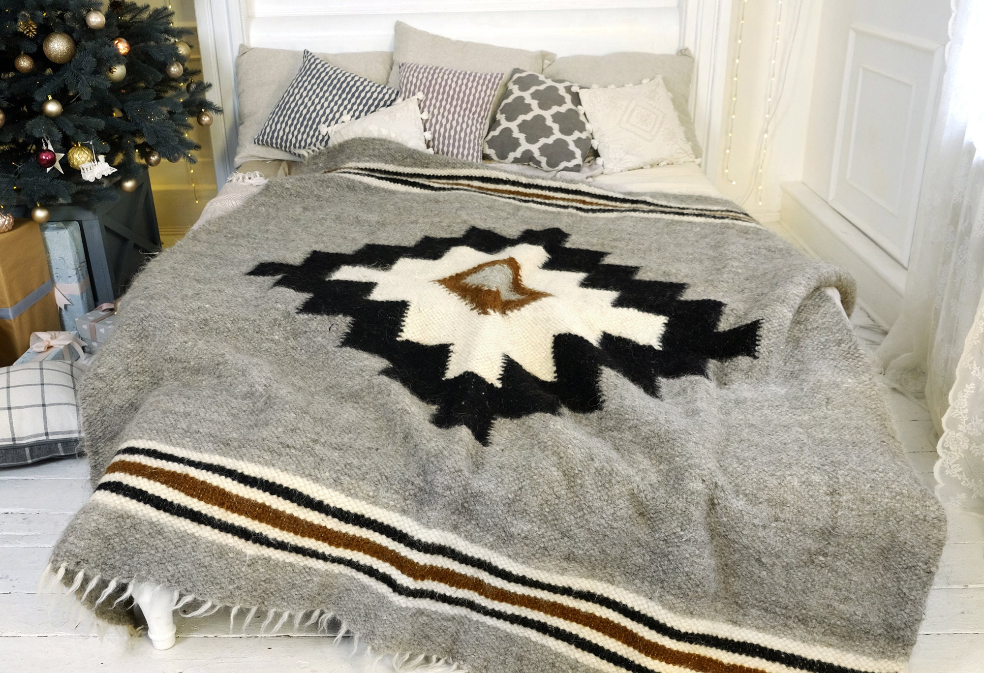 Weighted blanket/Handwoven throw/Weighted blanket | Etsy