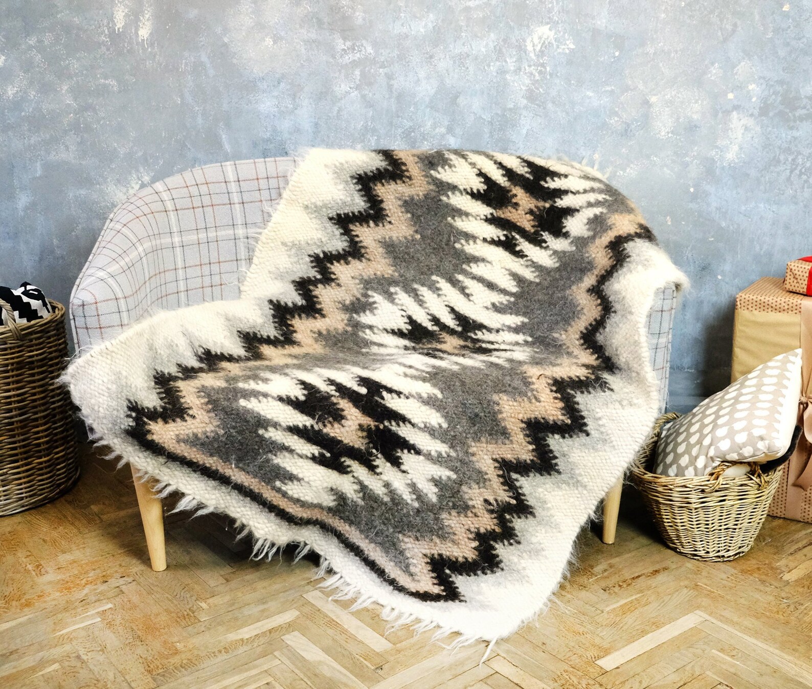 Weighted blanket Lizhnyk Wool blanket King size coverlet Etsy