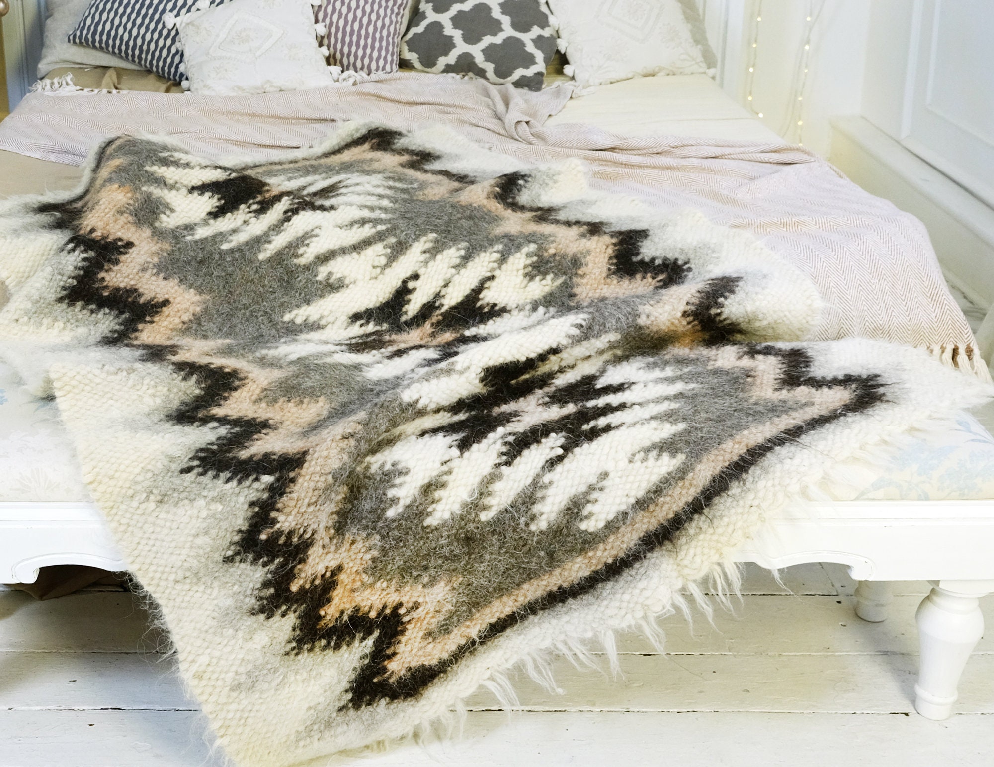 Weighted blanket Lizhnyk Wool blanket King size coverlet Etsy