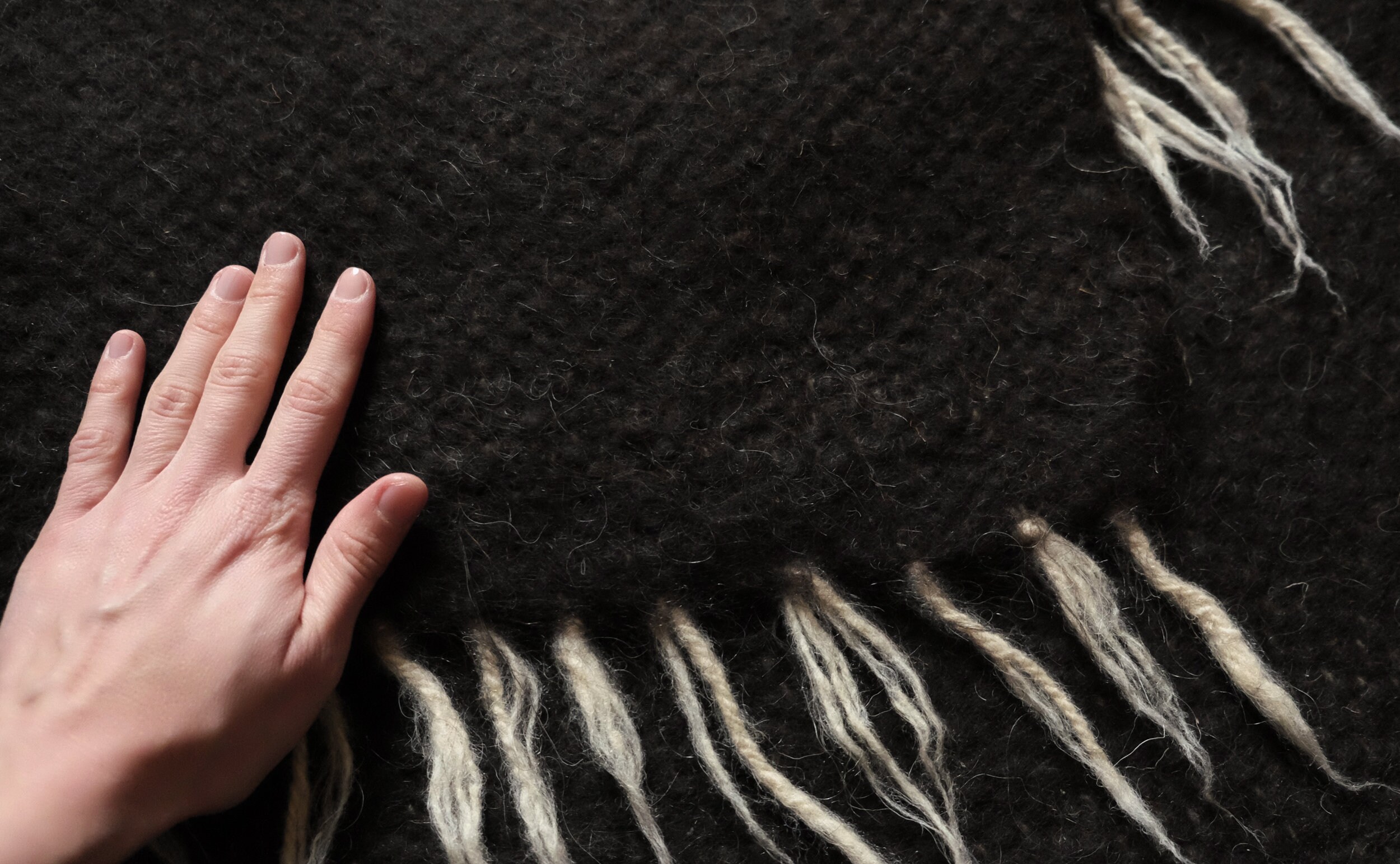 Weighted Blankets Black Blanket Wool Blanket Queen Mom Etsy