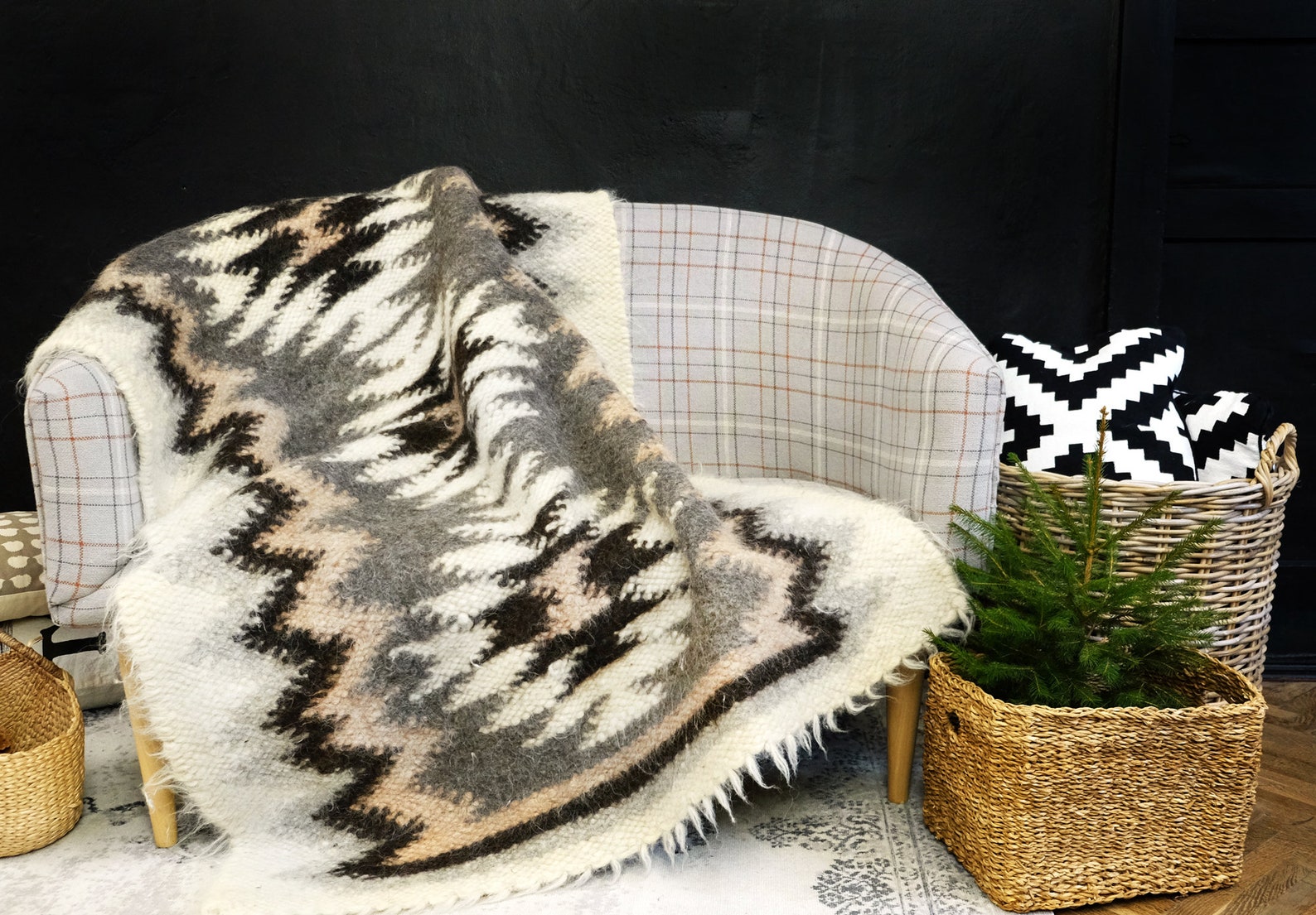 Weighted blanket Lizhnyk Wool blanket King size coverlet Etsy