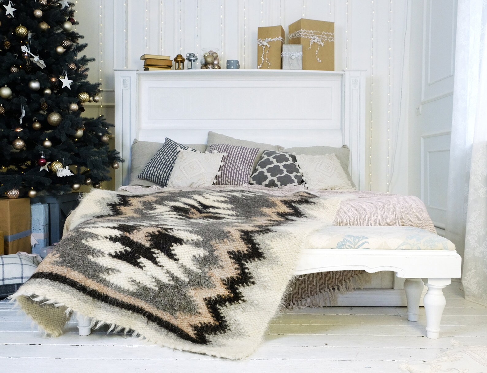 Weighted blanket Lizhnyk Wool blanket King size coverlet Etsy