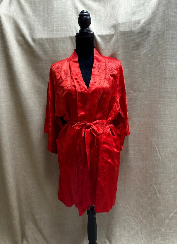 vintage short kimono robe Gem