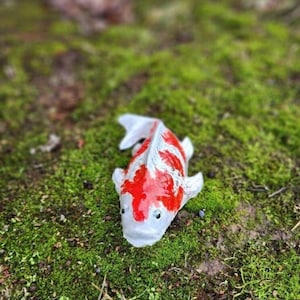 Concrete Koi Fish, Garden Sculpture, Statues, Koi Art, Garden Art, Garden Decoration, Japanese Garden, Pond Decor, Fish Garden Art, Oriental