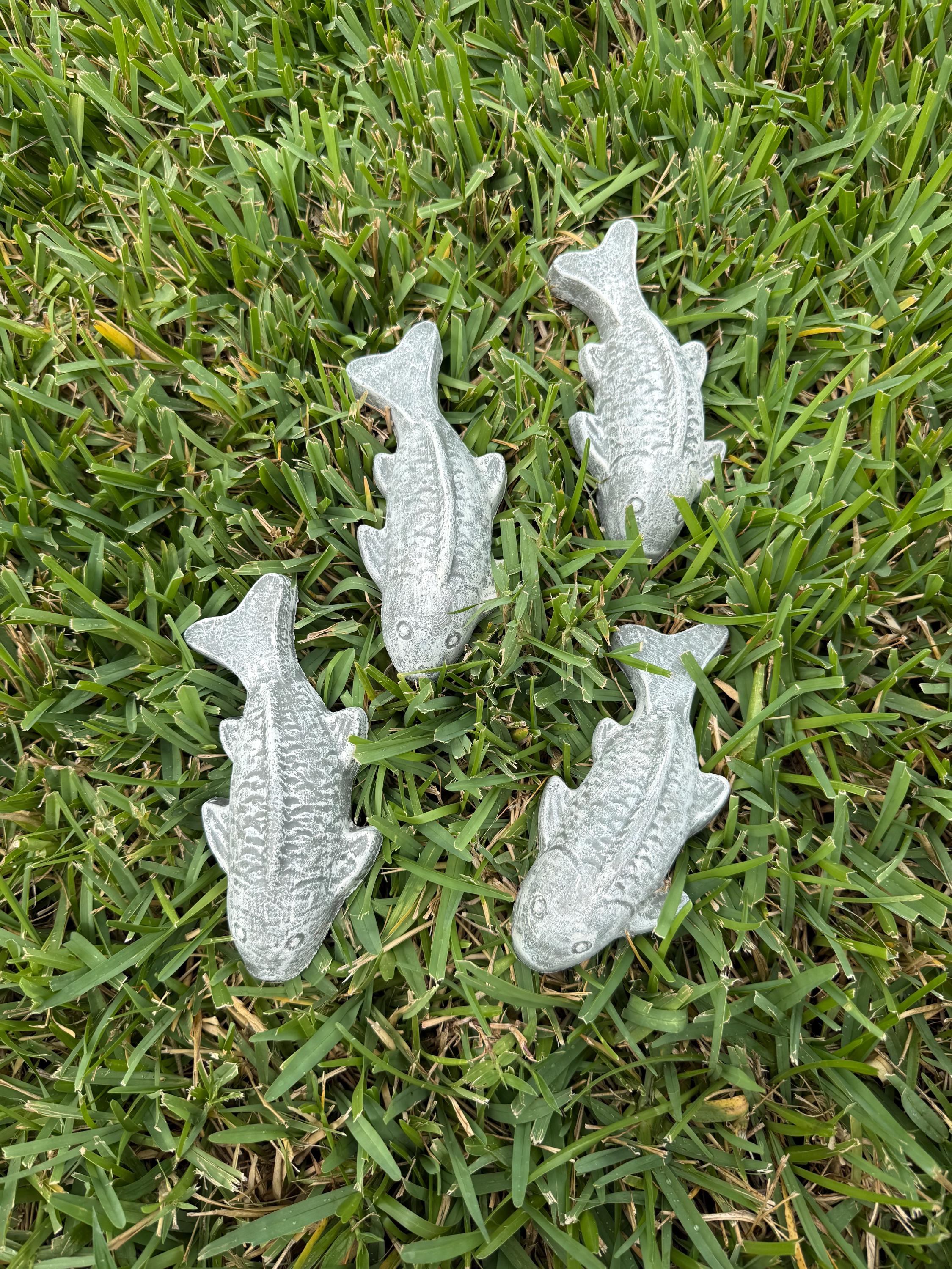 Concrete Fish Sculptures, 6.5