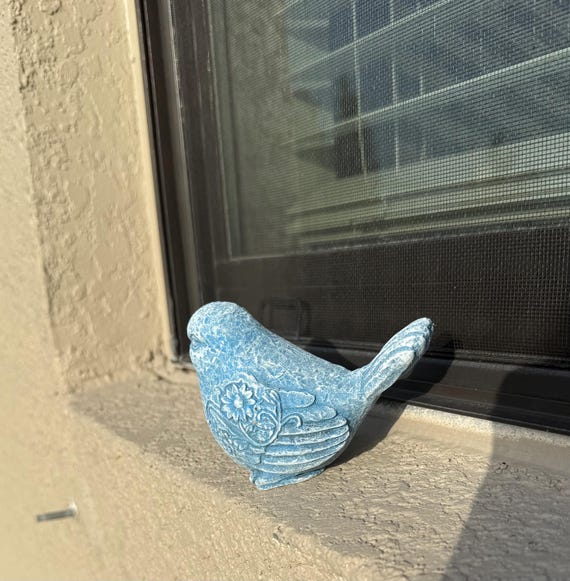 Ornement D'oiseau Pour Arbres, Décoration D'oiseau En Résine, Sculpture D'oiseau Réaliste, Décoration De Jardin Durable Pour Murs D'arbres Et Jardins