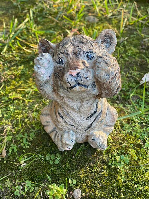 Hear See Speak No Evil Concrete Tiger Statues - Etsy Finland Hear See Speak No Evil Concrete Tiger Statues - Etsy Finland
