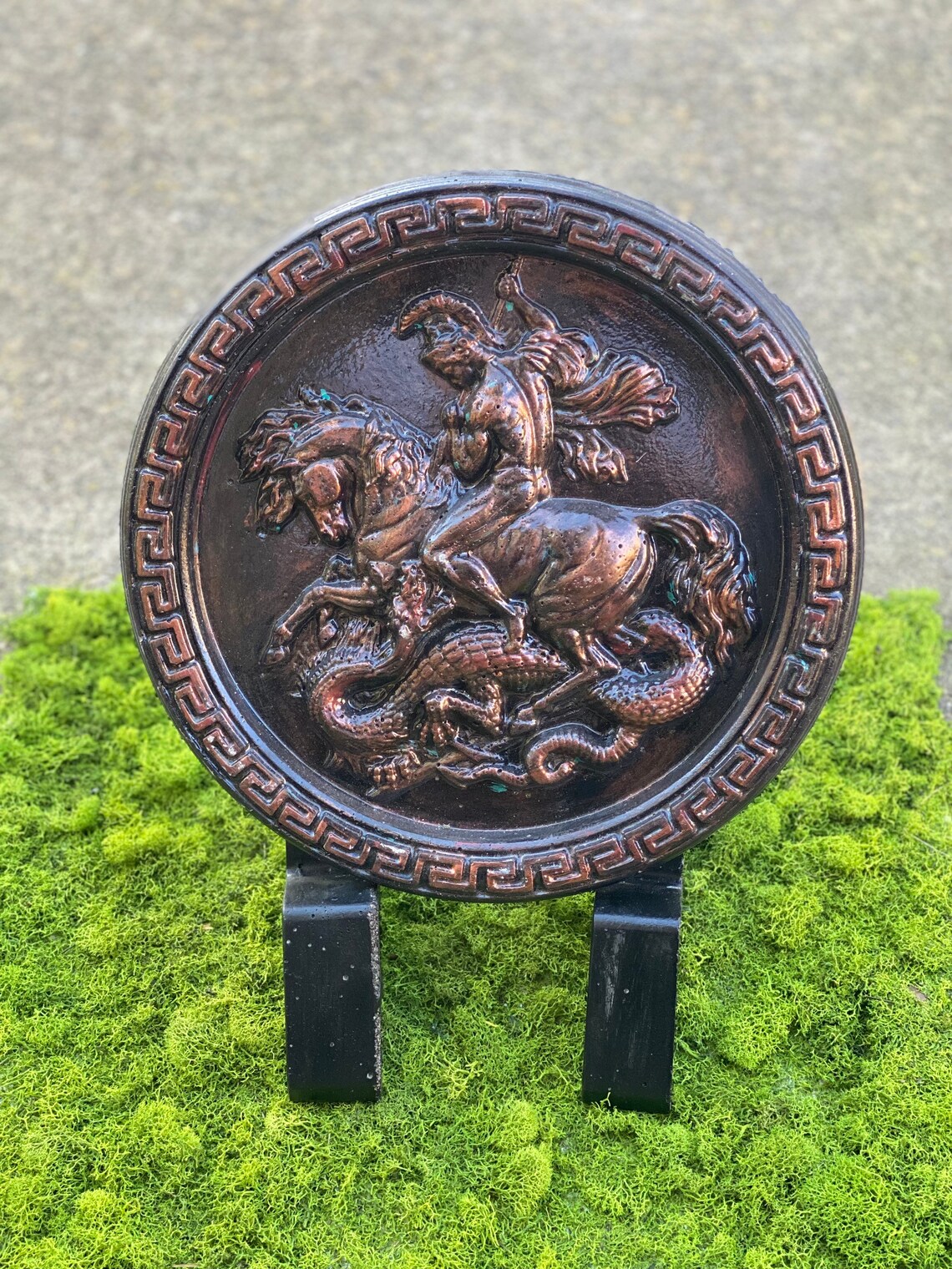 Plaque and Stepping Stone Holder Concrete Holder Garden Etsy