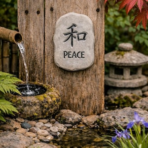Japanese Garden Sign - Etsy