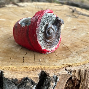 Concrete Snail, pot decor, 3&quot;x2.5&quot;, Fairy Garden, Terrarium Decor, Figurine Animal, Outdoor Decor, Snail Concrete Statue, Garden Decor