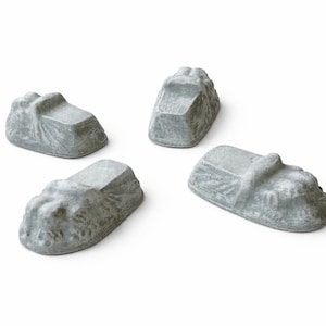 pot feet risers, Feet For Pots, Concrete Lion Paw, Pot Risers, Pot Foot, Lion Paw Foot, Garden Decor, Planter Feet, plant pot risers