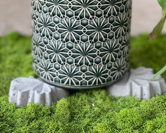 ceramic indoor plant pots Gift Ceramic Animal Planters for Indoor With Cactus or Succulent 4" Snail / w/ Cactus