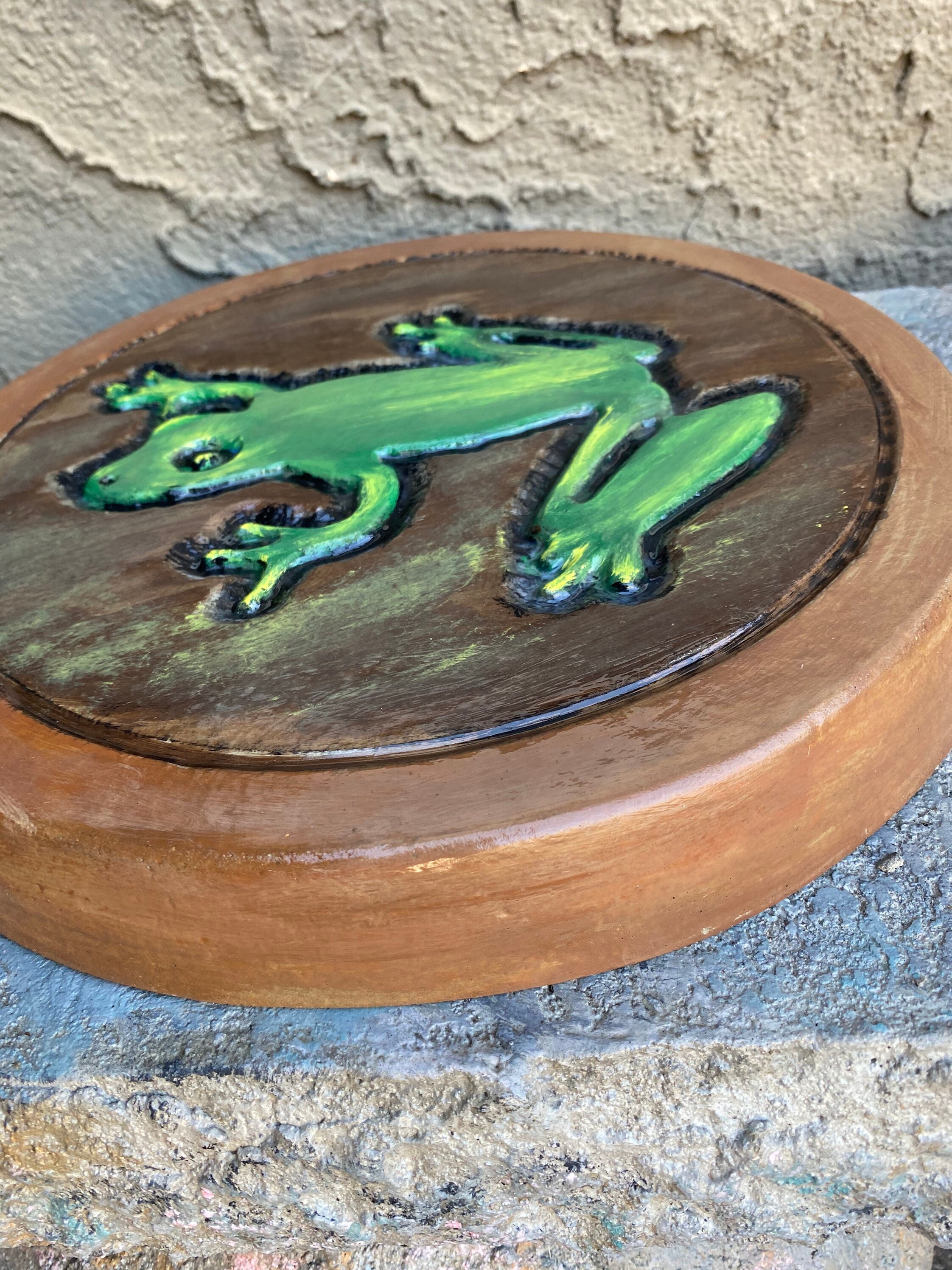 Tree Frog Stepping Stone Garden Stone Garden Decor Garden Etsy