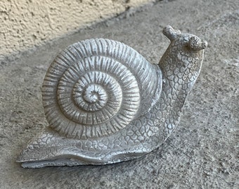 Snail Concrete Statue, Garden Statue, Garden Décor, Snail Gift, Mini Statue, Fairy Garden, Mini Garden, Snail Garden Gift, snail sculpture