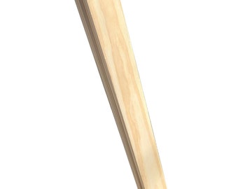 Jumbo Craft Sticks Bulk 200 Count Wooden, Wavy, 8-inch Large Popsicle Sticks