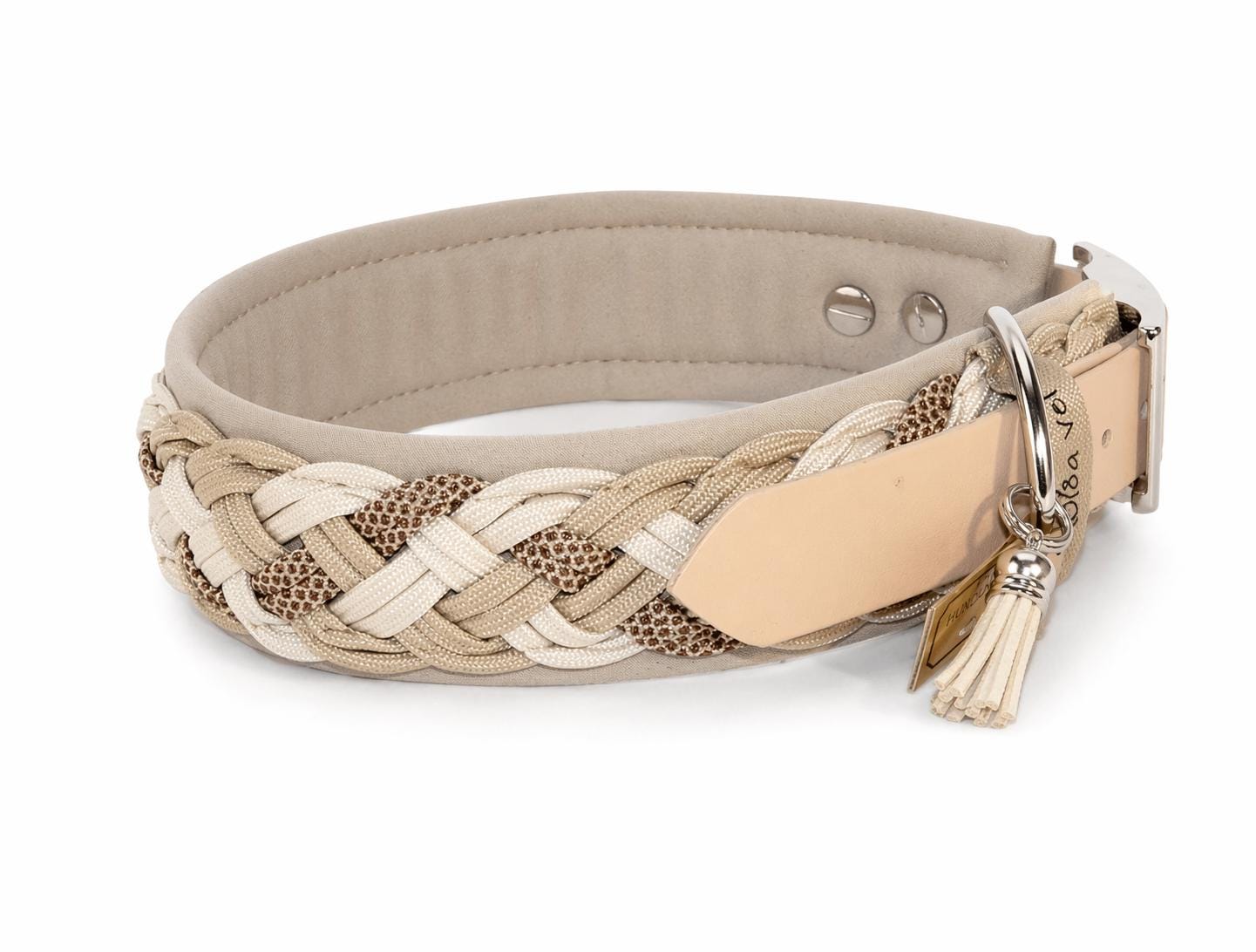 Geflochtenes hundehalsband - Etsy.de