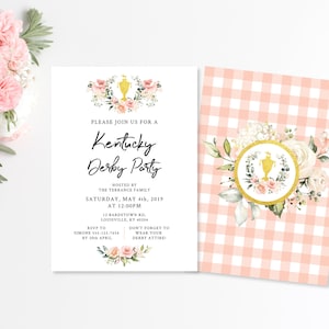 Kentucky Derby uitnodiging, bewerkbare sjabloon, Derby bruids douche uitnodiging, Derby dag, Kentucky Derby partij uitnodigen, | DIRECTE DOWNLOAD