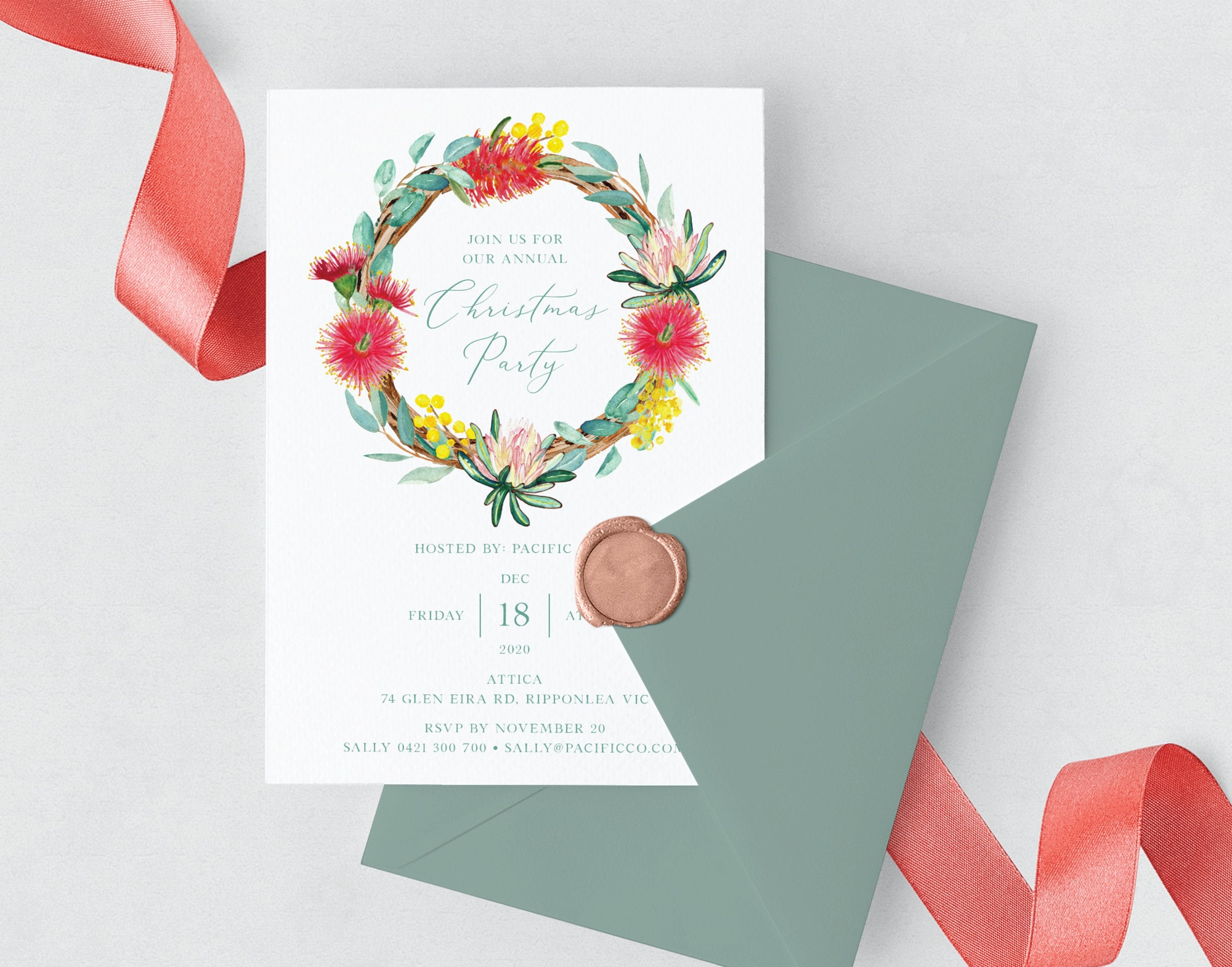 australian-christmas-party-invitation-template-aussie-etsy