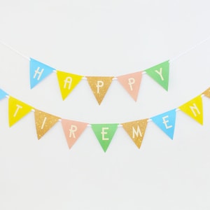 Happy Retirement Banner, Retirement Buntings, Retirement Decorations Printable | INSTANT DOWNLOAD