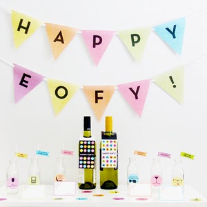 End of Fiscal Year Party, End of Financial Year Party Decorations, EOFY, Accountant Party Printable | Instant Download