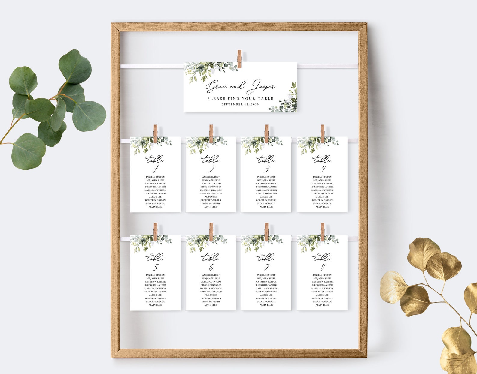 Rustic Seating Chart Template Rustic Seating Cards Rustic Etsy