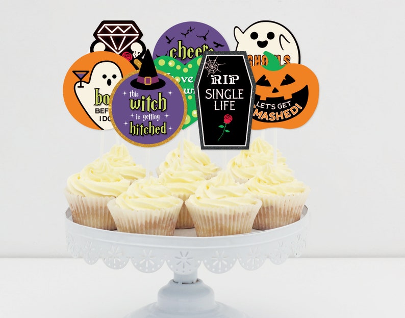 Bundle Halloween Bridal Shower Party Decorations Halloween Etsy Australia