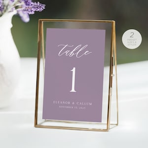 de mariage Numéros de table lavande, Numéros de table de mariage lavande, Numéros de table de mariage violets, Numéros de table lilas | TÉLÉCHARGEMENT IMMÉDIAT