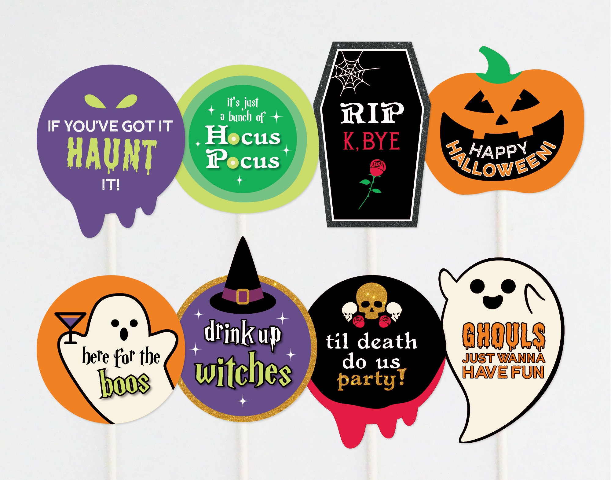 Bundle Halloween Party Decorations Halloween Props Halloween Etsy