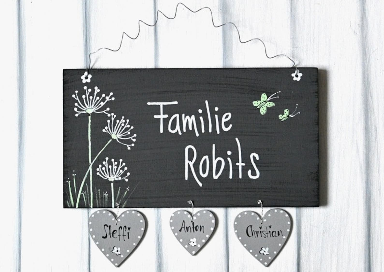 Türschild Familie personalisiert/ Familienschild Etsy.de