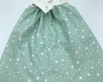 Doll sleeping bag with stars can be customized