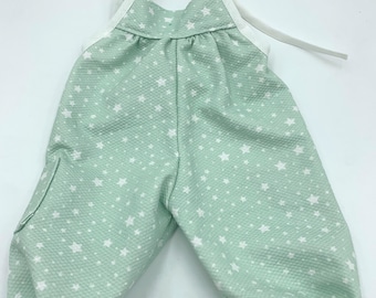 Dungarees turquoise with stars