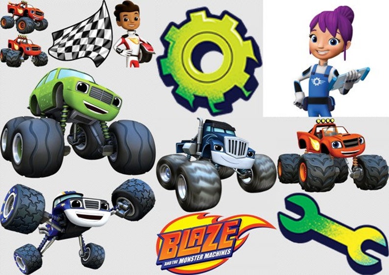 Kit Imprimible Blaze And The Monster Machines Printable | Etsy