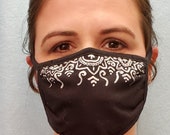 Hand Painted Mask- Henna