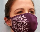 Hand Painted Mask- Henna
