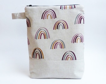 Nasstasche/Windeltasche/Wetbag Regenbogen