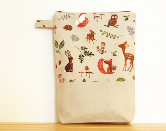 Wet bag/diaper bag/wetbag forest animals