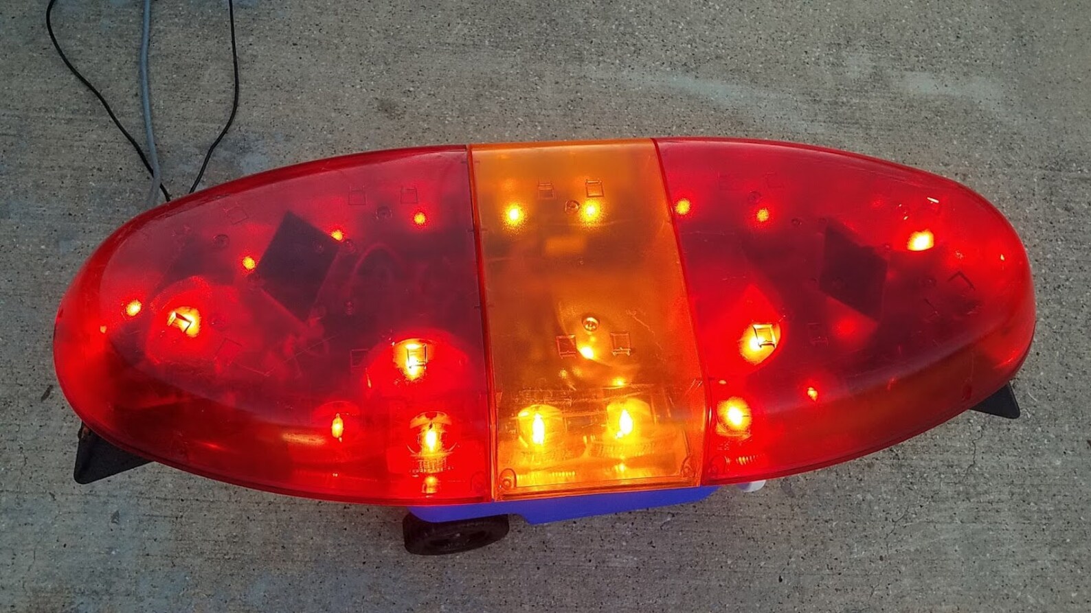 Vintage Federal Signal Vista Rotating Lightbar Fully Etsy