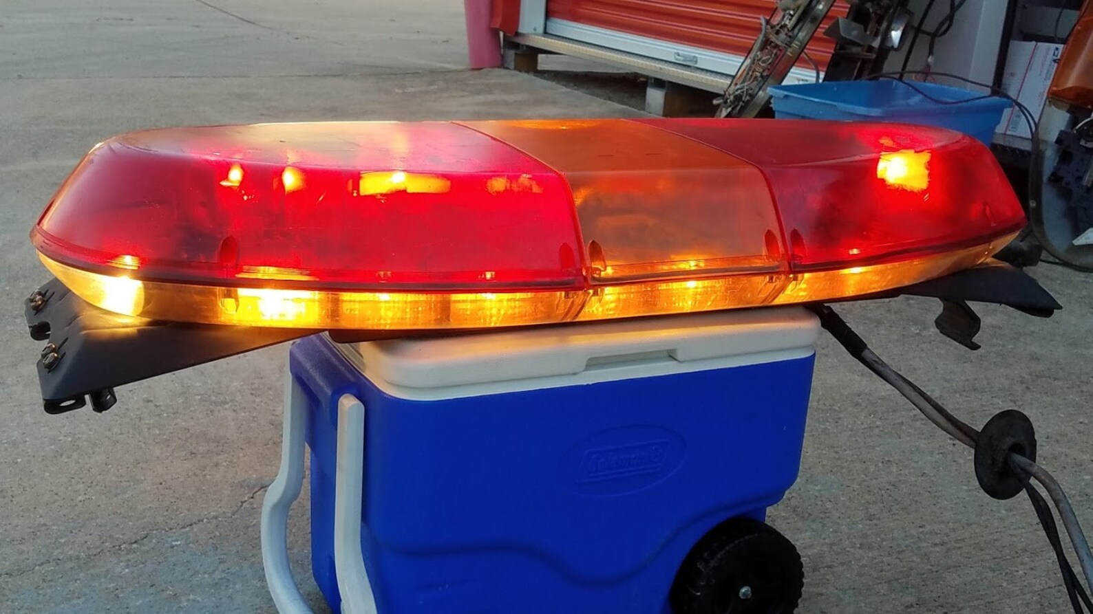 Vintage Federal Signal Vista Rotating Lightbar Fully Etsy