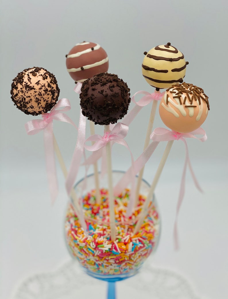 Faux Cake Pops Set of 5 Fake Cake Pops Imitation Food Fake Etsy