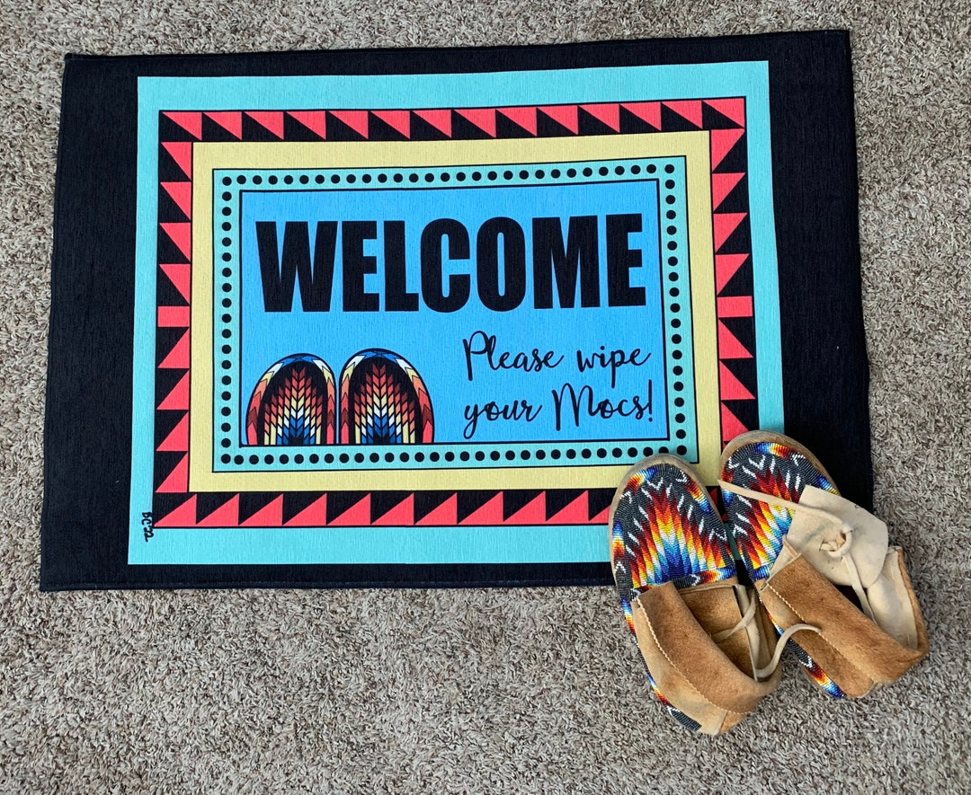 Wipe Your Mocs Indoor/outdoor Welcome Rug - Etsy