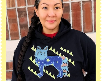Shadow Coyote Adult Unisex Heavy Blend Hooded Sweatshirt