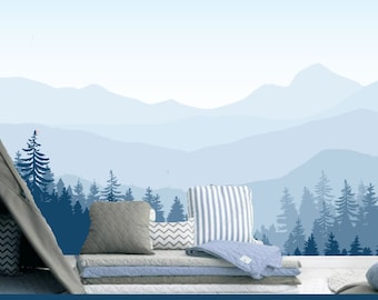 GREAT ART® Fototapete – Alpen Panorama – Wandb Produktbild-Vorschau 12