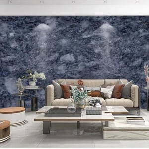 Marble Wallpaper, Abstract Marble Wall Murals for Living or Dinning Room