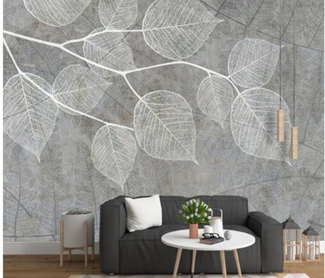 Modern Light Grey Wallpapers for Walls 3D Photo Wall Papers Living Room Home Decor Vintage